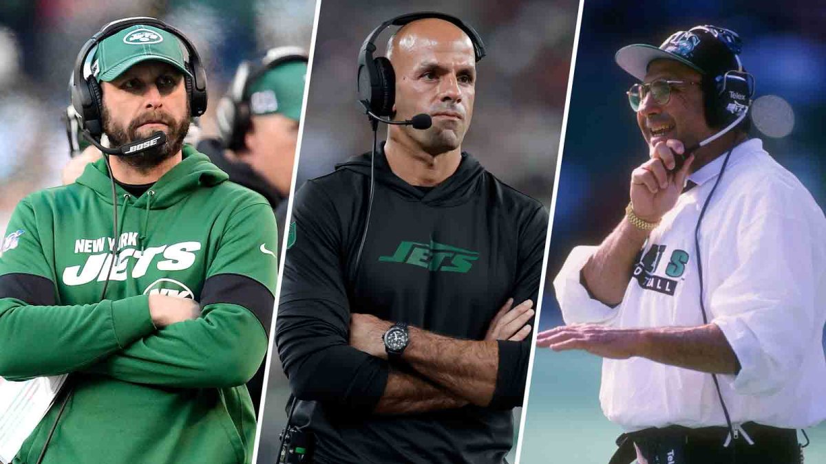 Robert Saleh becomes latest Jets coaching flop. Here’s where his record ranks among the team’s worst – NBC New York