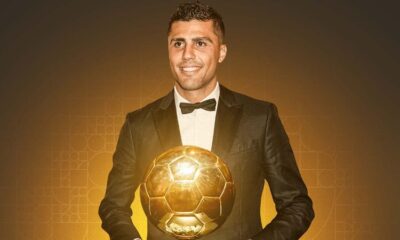 Rodri le gana el Balón de Oro 2024 a Vinicius y Bellingham