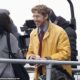 Ryan Gosling chatted to a co-star as he filmed Project Hail Mary in rainy conditions on South Parade Pier in Southsea on Sunday