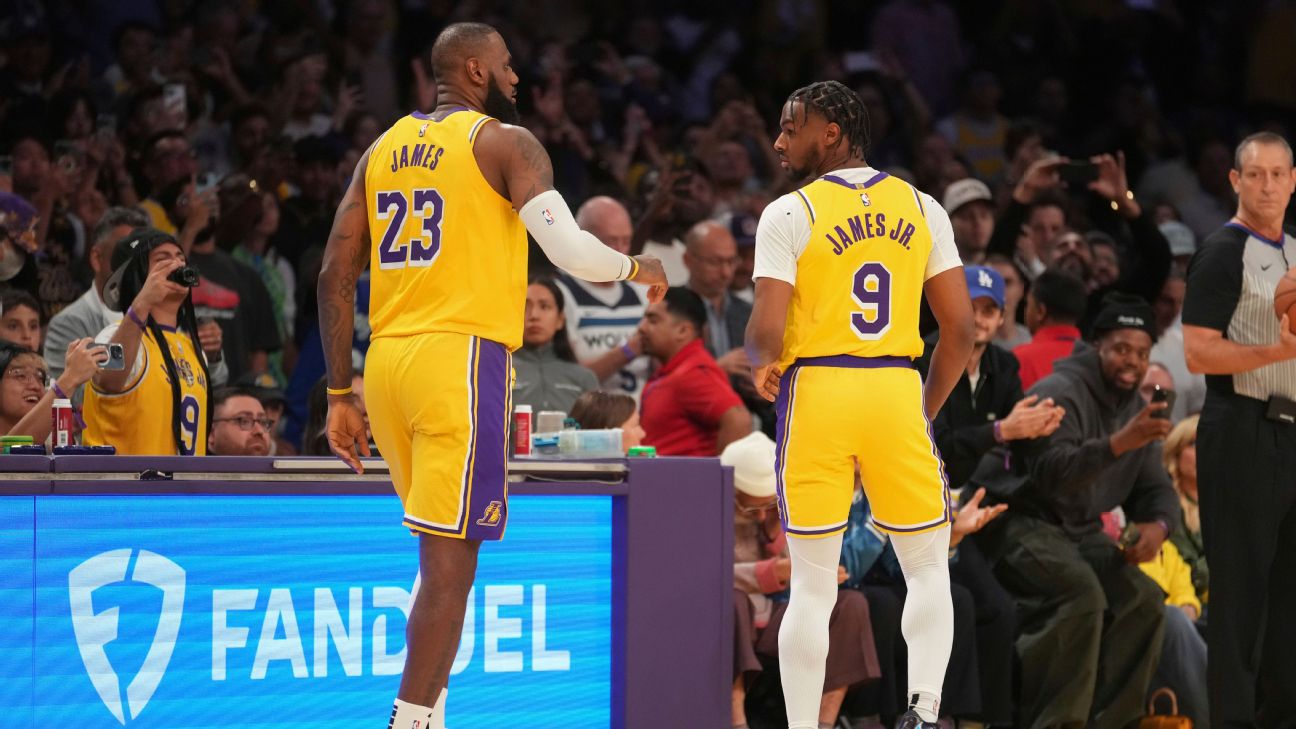 Seven LeBron-Bronny moments from Lakers preseason that led to NBA history