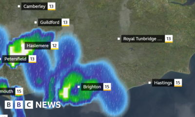 Thunderstorm alerts starts for southern England