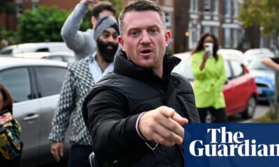 Tommy Robinson jailed for 18 months after admitting contempt of court | Tommy Robinson