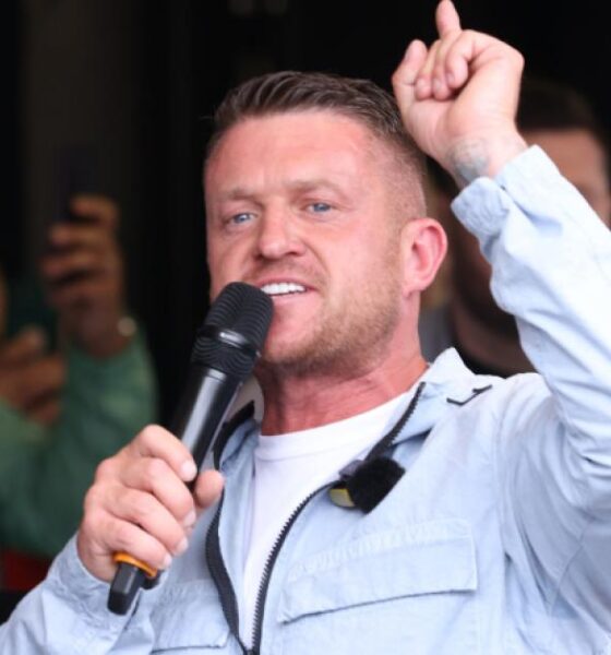 Tommy Robinson returns to UK after fleeing from England