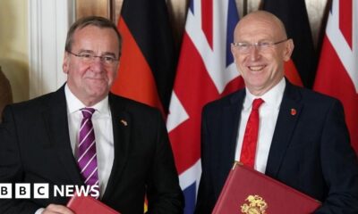 UK and Germany sign landmark 'defence' treaty