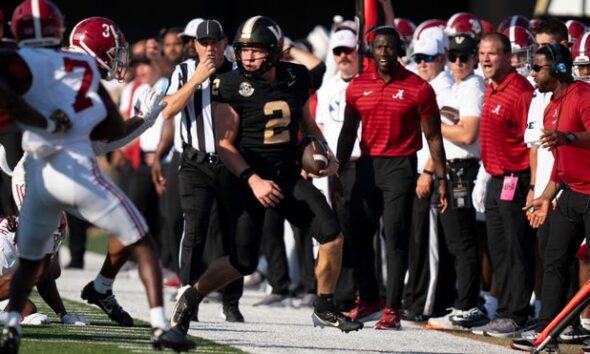 Vanderbilt football stuns Alabama for first win vs AP No. 1 team