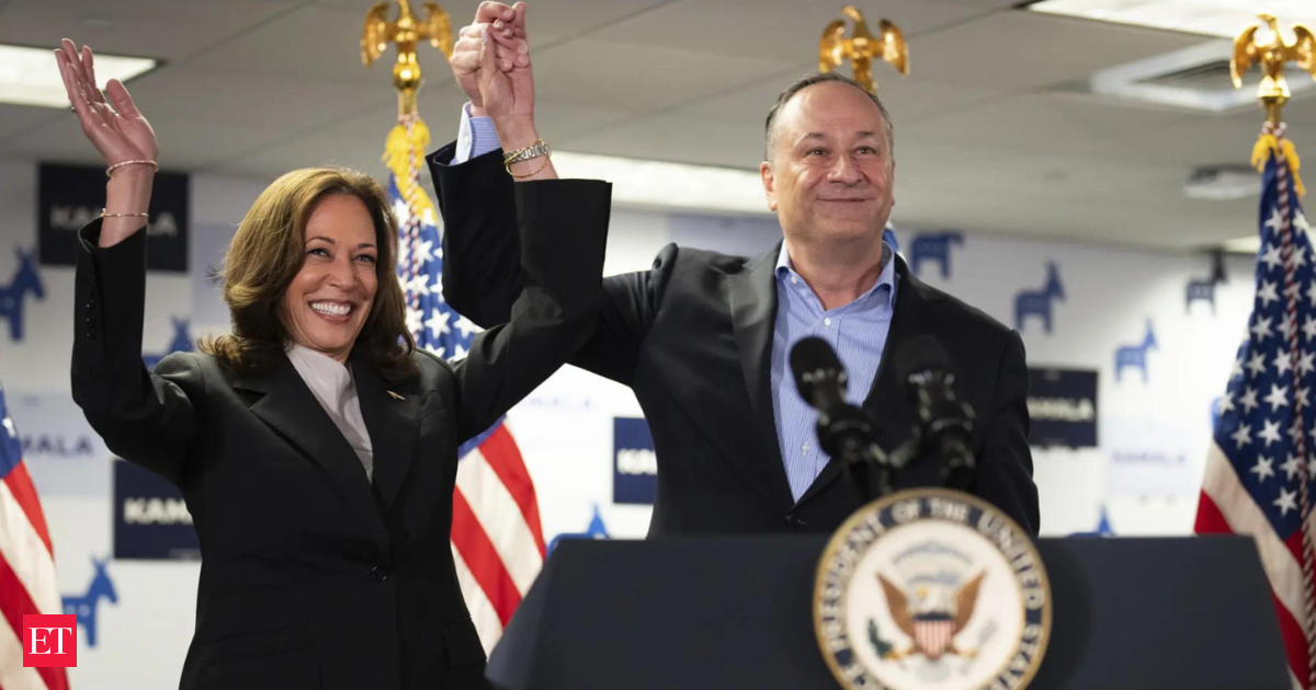 harris: Kamala Harris feeling the heat? Her husband, Doug Emhoff, forcefully slapped ex-girlfriend for flirting with another man at Cannes Film Festival