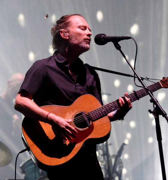 Thom Yorke walks offstage after being confronted by pro-Palestine protester