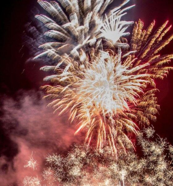 Rockets and roaring flames as Stratford gets ready for bonfire night at the rugby club