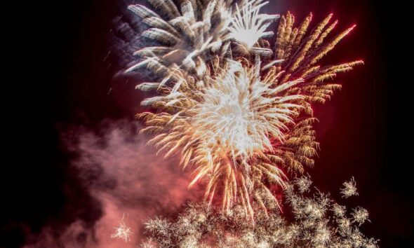 Rockets and roaring flames as Stratford gets ready for bonfire night at the rugby club