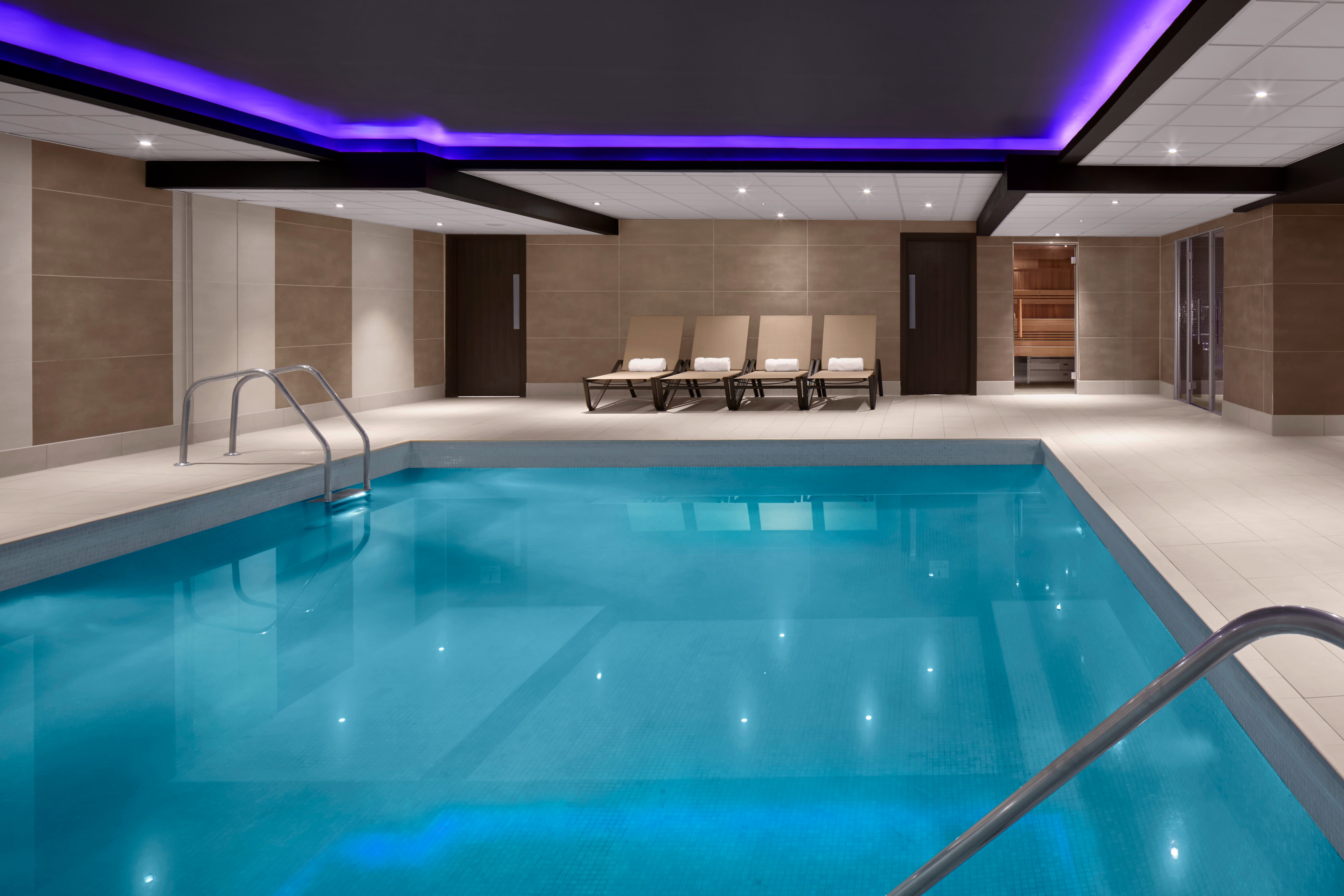 Take a swim in the heated swimming pool at the Sleeping Beauty Spa