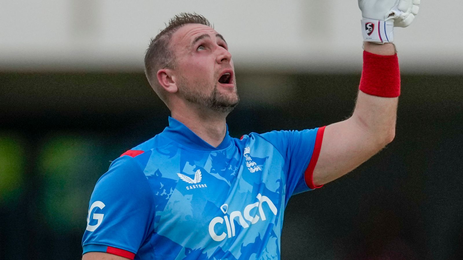 England's captain Liam Livingstone (Associated Press)