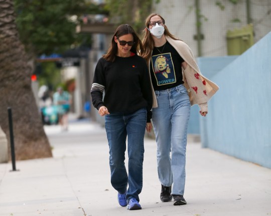 Jennifer Garner and daughter Violet Affleck