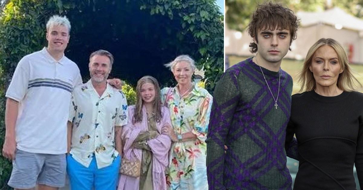 Celebrities with kids who tower over them like Gary Barlow's son Daniel, 24