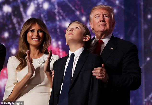 When his Dad took office in 2017, Barron remained in New York City and finished out his year at the elite Columbia Grammar and Preparatory School on the Upper West Side