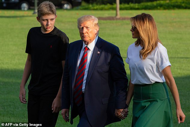 While Barron wasn't seen on Trump's campaign trail much this year, he was apparently working behind-the-scenes to help his Dad 'break the internet.'