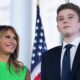 Donald Trump reveals how 6 '7' son Barron got so tall