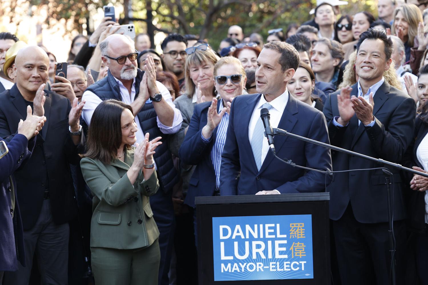 2024 SF election results: Daniel Lurie relishes mayoral win | Politics