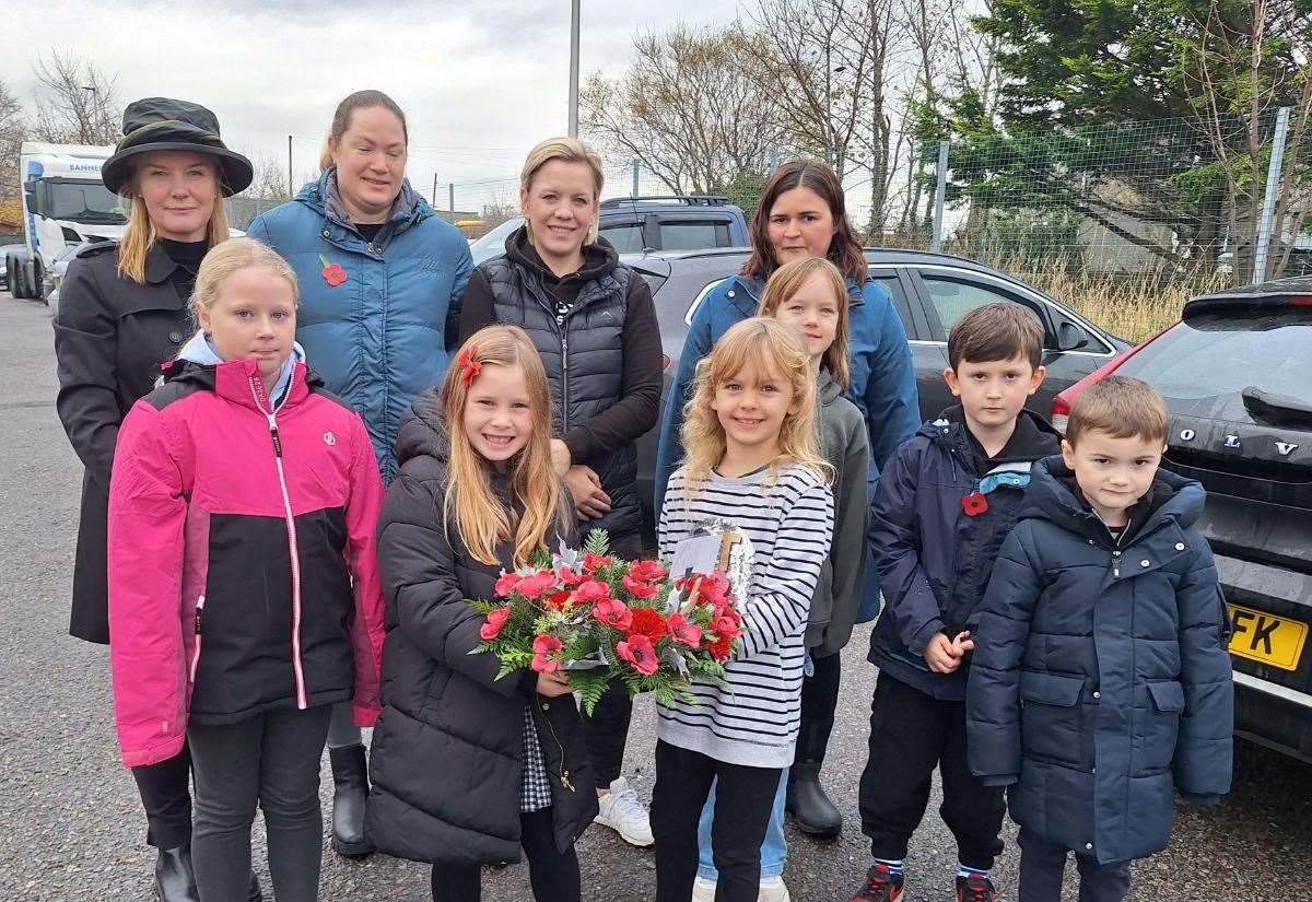 Remembrance Sunday parade and service at Brora