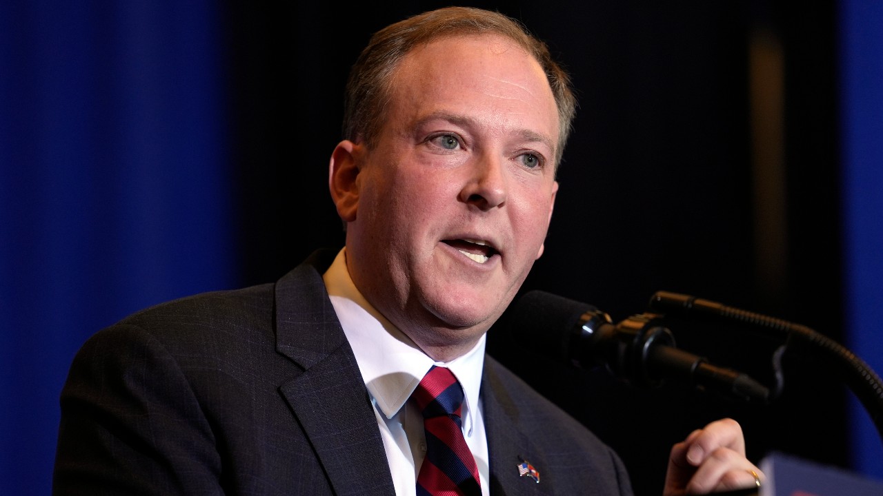 FILE - Former Rep. Lee Zeldin, R-N.Y., speaks at a rally in Concord, N.H., Jan. 19, 2024.