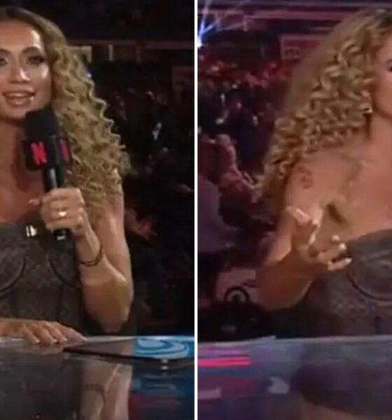 Kate Abdo turns heads with jaw-dropping Mike Tyson vs Jake Paul outfit as presenter goes braless for Netflix superfight