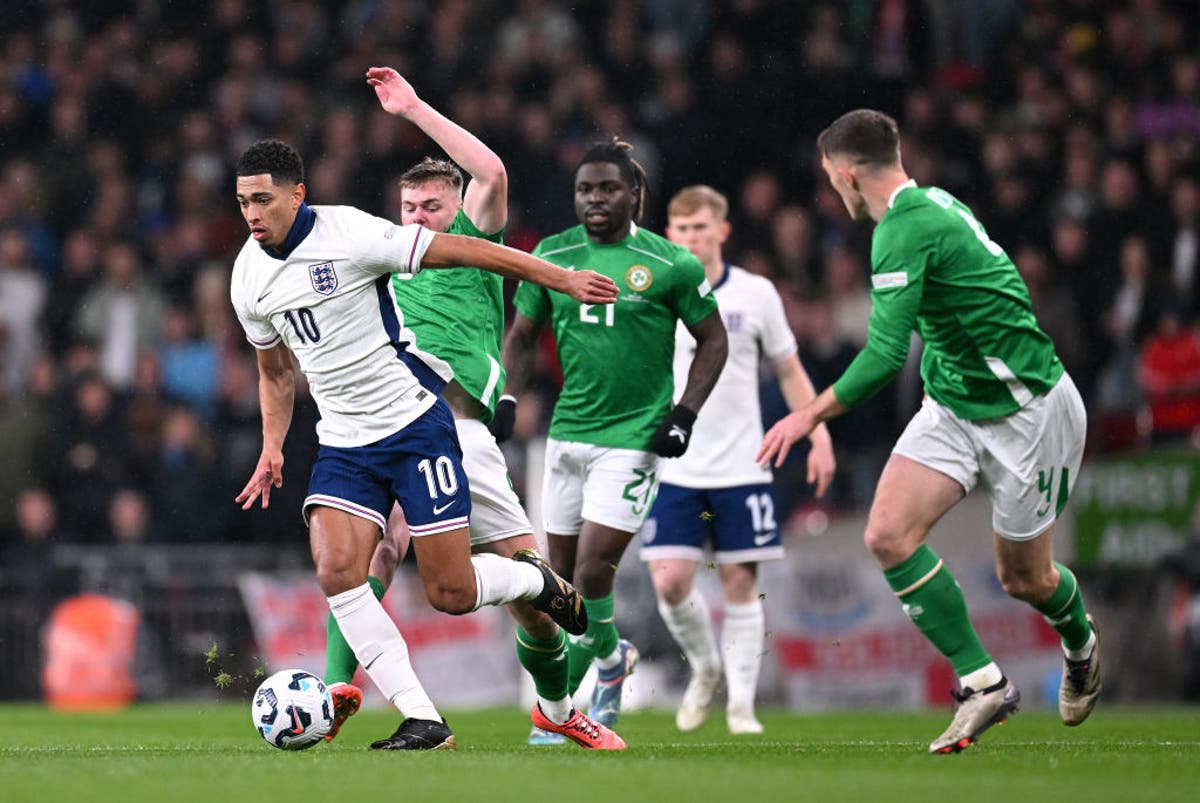 England v Ireland LIVE: Nations League latest score and updates with promotion on the line at Wembley