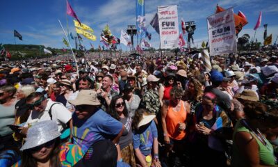 The crowd at the Pyramid Stage this summer. Pic: PA