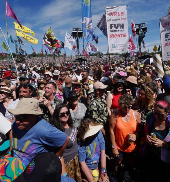 The crowd at the Pyramid Stage this summer. Pic: PA