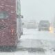 Snow near Dorchester in Dorset