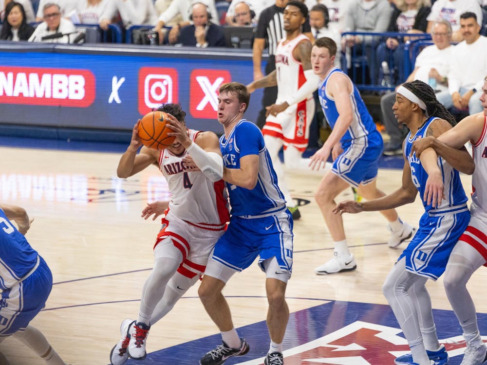 ARIZOWNED: No. 12 Duke men's basketball stifles No. 17 Arizona with 69-55 road win