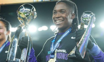 Barbra Banda abused online after winning BBC Women’s Footballer of the Year amid gender storm