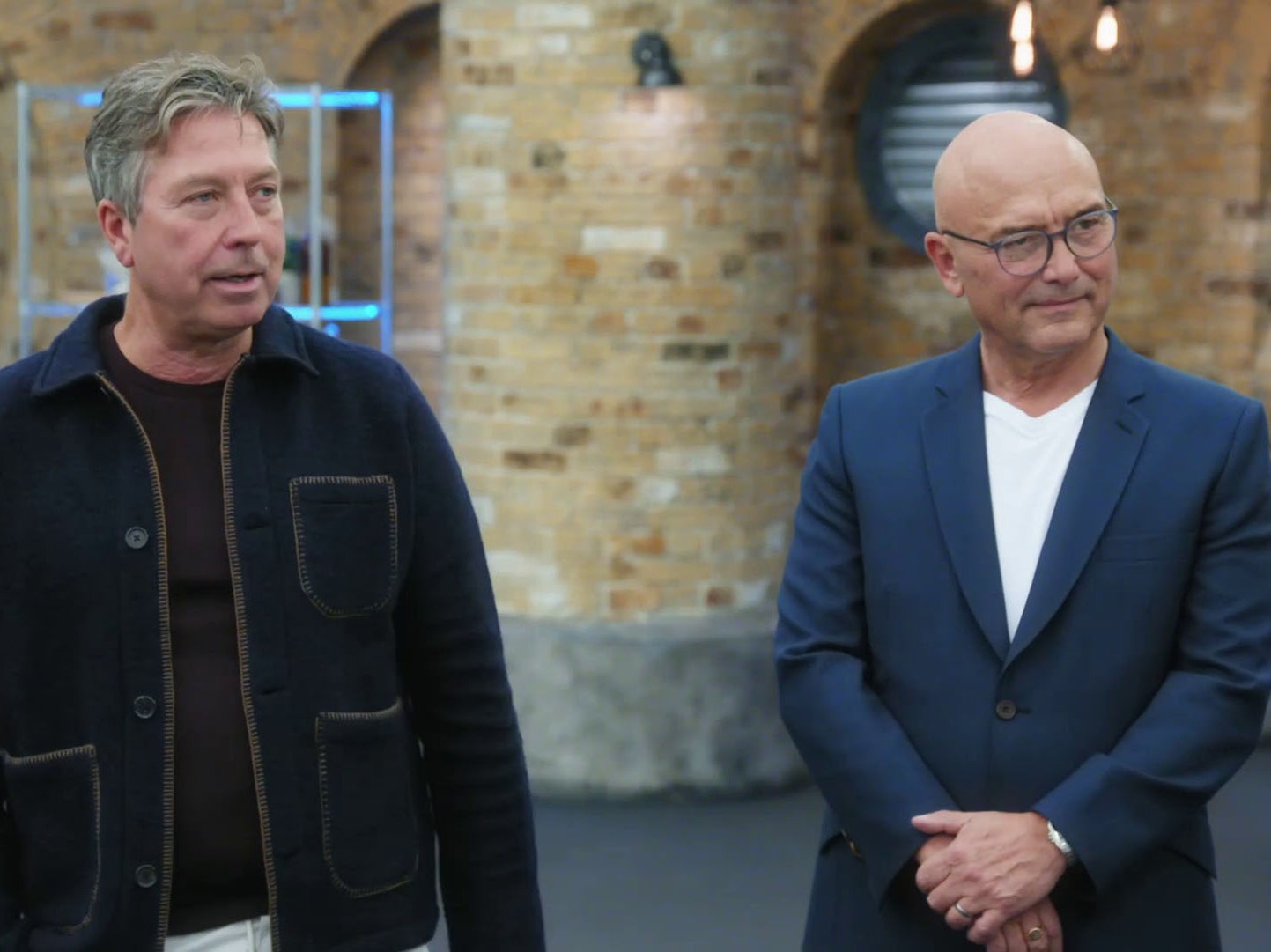 Wallace and John Torode on ‘MasterChef’