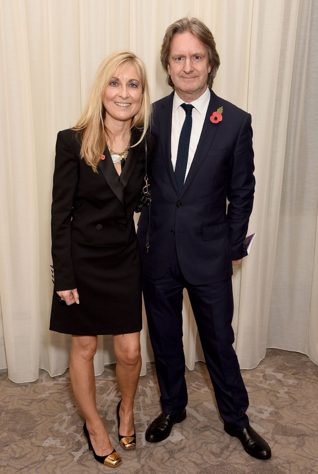 LONDON, ENGLAND - OCTOBER 31: Fiona Phillips and Martin Frizell attend the Daily Mirror Pride of Britain Awards in Partnership with TSB at The Grosvenor House Hotel on October 31, 2016 in London, England. The show will be broadcast on ITV on Tuesday November 1st at 8pm. (Photo by Dave J Hogan/Dave Hogan/Getty Images)