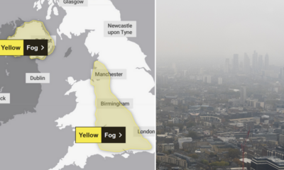 Met Office issues double fog warning as Storm Conall chaos continues