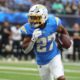 Chargers RB J.K. Dobbins exits loss to Ravens with knee injury