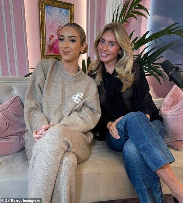 The star  (L) was slammed after cancelling some promotional clips of one of her recent interviews with a controversial guest Bonnie Blue (R) who made headlines for taking on a challenge to bed 100 men in a day