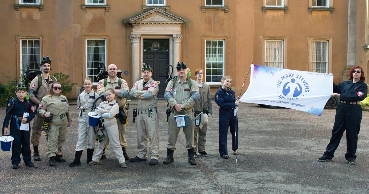 Ghostbusters film fans stage charity pub walk for Halloween