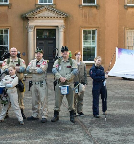 Ghostbusters film fans stage charity pub walk for Halloween