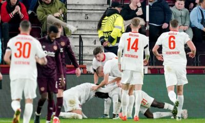 Hearts’ unbeaten Conference League run comes to end after defeat to Heidenheim