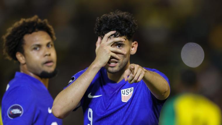 Jamaica vs. USA score: USMNT secure ugly victory on Pepi goal in Nations League quarterfinal first leg image