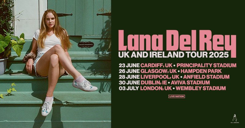 Lana Del Rey tour dates 2025