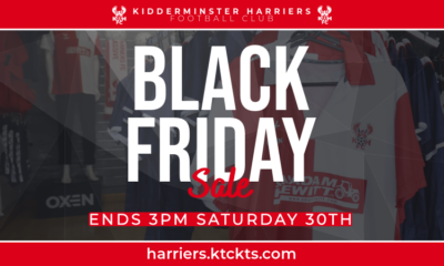 Last chance to shop Black Friday deals - Official Website of the Harriers