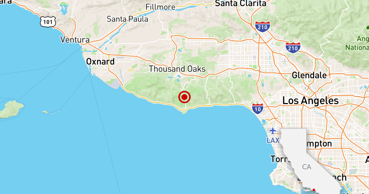 Magnitude 3.8 earthquake shakes Malibu, L.A.'s Westside