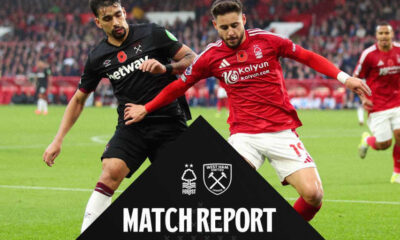 Match Report | Ten-man Hammers felled at Nottingham Forest