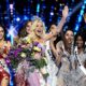 A thrilled Victoria Kjaer Theilvig, Miss Denmark, reacts to being newly crowned Miss Universe 2024 amid other contestants at the 73rd edition of the Miss Universe pageant in Mexico City on Nov. 16, 2024.