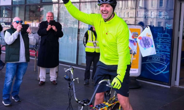 Paddy McGuinness heading to Lancaster on Children in Need cycle challenge