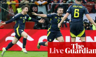 Poland 1-2 Scotland: Nations League – as it happened | Nations League