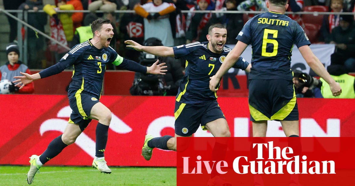 Poland 1-2 Scotland: Nations League – as it happened | Nations League