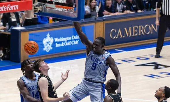 Six in Double Figures Leads Duke Past Army, 100-58