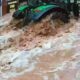 Tenbury Wells: CCTV footage shows tractor making wave in floods