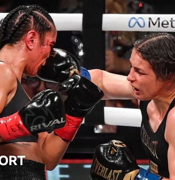 Tyson vs Paul: Katie Taylor narrowly defeats Amanda Serrano on points in epic rematch